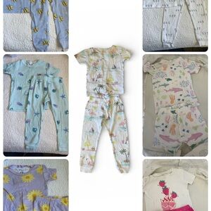 Carter's Colorful Toddler Girl Size 2T  Pajama Set